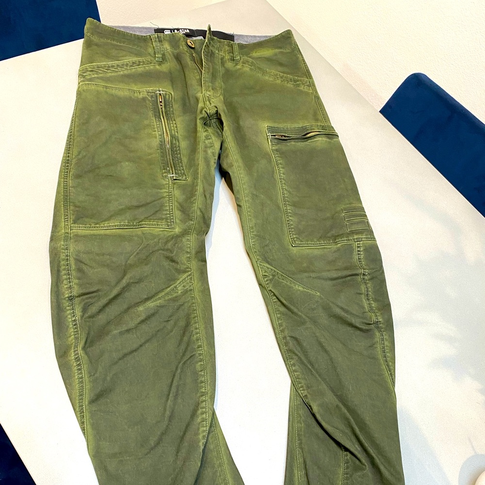 G-Star tapered fit green joggers